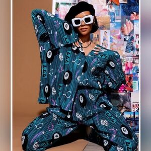 Dressed in LALA Make a Wish Button Down Top Size Large